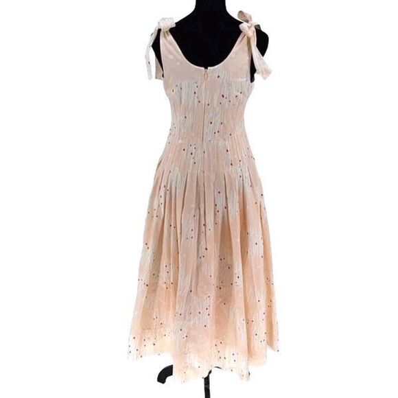 Hunter Bell Braden Dress Abstract Coral Lined Pockets Size 2 NWT $485 - Picture 7 of 13